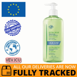 Ducray Extra Doux, dermatological shampoo for frequent use, 400 ml — Made in France — Free Delivery