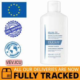 Ducray Kelual DS Shampoo for dealing with severe dandruff, 100 ml — Made in France — Free Delivery