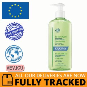 Ducray Extra Doux, dermatological shampoo for frequent use, 400 ml — Made in France — Free Delivery