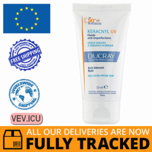 Ducray Keracnyl UV Fluid Against Imperfections SPF50+, 50 ml — Made in France — Free Delivery