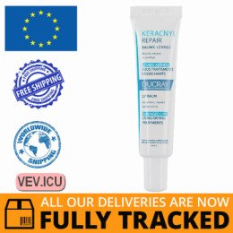 Ducray Keracnyl Repair Lip Balm, 15 ml — Made in France — Free Delivery