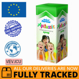 Apitussic 52 mg/5 ml, syrup for children and adults, 120 ml — Made in Poland — Free Delivery