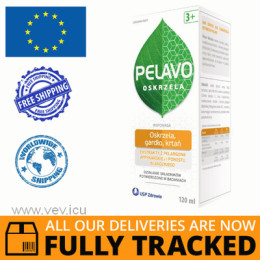 PELAVO BRONCHIALS WET AND DRY COUGH 120ML - MADE IN POLAND - FREE SHIPPING 