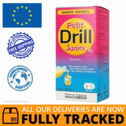 Petit Drill Junior Syrup For Children For Dry Cough 200ml — Made in France — Free Delivery