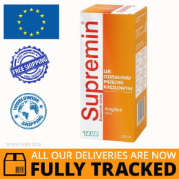 Supremin syrup 4mg/5 ml 200ml — Made in Poland by Teva — Free Delivery