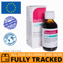 DicoTuss Baby Med, cough syrup, 100ml — Made in Poland — Free Delivery