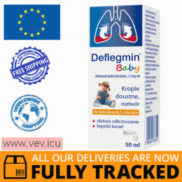 Deflegmin Baby 7.5 mg/ml, oral drops, 50 ml — Made in Canada — Free Delivery