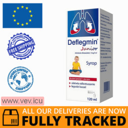 Deflegmin Junior 15 mg / 5 ml, syrup, 120ml — Made in Canada — Free Delivery