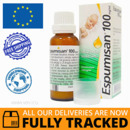 ESPUMISAN 100MG/ML 30ML DROPS - MADE IN GERMANY- FREE SHIPPING