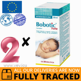 2 x BOBOTIC FORTE ORAL DROPS 30ML — MADE IN POLAND ✅