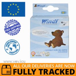 Windi, Rectal catheter for infants, 10 pcs — Made in Sweden — Free Delivery
