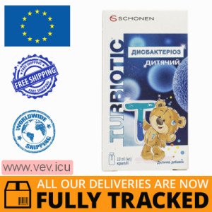 Turbiotic Dysbacteriosis oral drops for children 10 ml — Made in Poland — Free Delivery