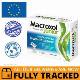 Macroxol Junior, 14 sachets — Made in Poland — Free Delivery