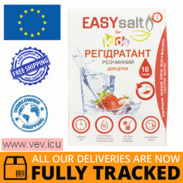 EASYsalt for Kids, soluble rehydrate for children 10 sachets — Made in Ukraine — Free Delivery