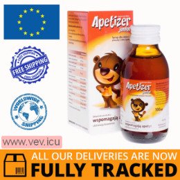 Apetizer Junior, syrup for children over 3 years, 100 ml — Made in Poland by Aflofarm — Free Delivery