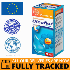 DICOFLOR DROPS FOR INFANTS AND CHILDREN 5ML - MADE IN GERMANY - FREE SHIPPING DICOFLOR DROPS FOR INFANTS AND CHILDREN 5ML - MADE IN GERMANY - FREE SHIPPING