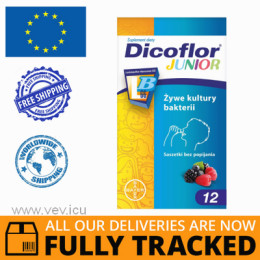 DICOFLOR JUNIOR POWDER 12 SACHETS - MADE IN GERMANY - FREE SHIPPING