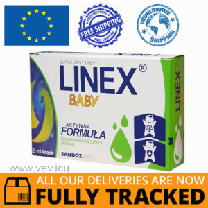 LINEX BABY DROPS 8ML - MADE IN POLAND - FREE SHIPPING 