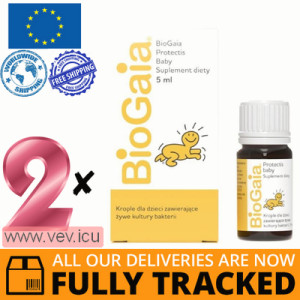Biogaia Protectis baby probiotic drops 2p x 5 ml — Made in Switzerland — Free Delivery