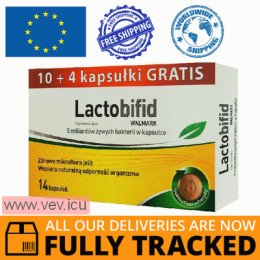 Lactobifid 14 capsules — Made in Czech Republic — Free Delivery