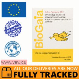BioGaia Protectis ORS, children's powder for oral rehydration solution, 7 sachets — Made in Spain — Free Delivery