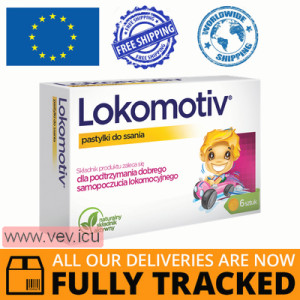 Lokomotiv 6 lozenges — Made in Poland by Aflofarm — Free Delivery
