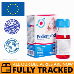 Pedicetamol Oral Solution 100mg/ml 60ml — Made in Poland — Free Delivery