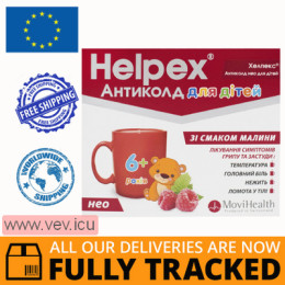 Helpex Anticold Neo for children 6 sachets — Made in Switzerland — Free Delivery