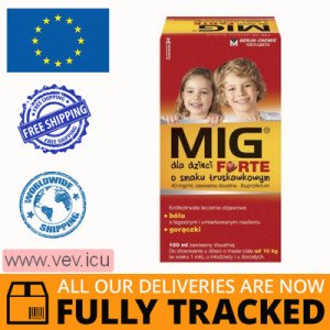 MIG Forte oral suspension for children 40mg/ml 100ml — Made in Germany — Free Delivery
