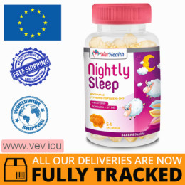 NatHealth Nightly Sleep, with mango flavor 54 chewable lozenges — Made in Poland — Free Delivery