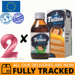 2 x TULLEO FOR CHILDREN 100 ML - MADE IN POLAND - FREE SHIPPING 