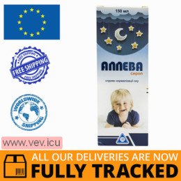Alleva, soothing syrup for children, 150 ml — Made in Turkey  — Free Delivery