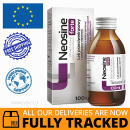 NEOSINE FORTE 500mg/5ml 100 ML SYROP — MADE IN POLAND- FREE SHIPPING