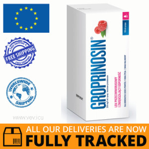 GROPRINOSIN SYROP 150 ml / 5 oz (250mg/5ml) — MADE IN POLAND — FREE SHIPPING