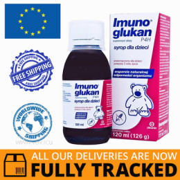IMUNOGLUKAN P4H FOR CHILDREN 120 ML SYROP - MADE IN SLOVAKIA - FREE SHIPPING