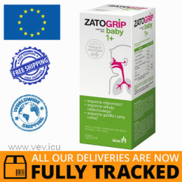 ZATOGRIP BABY SYRUP 120ML - MADE IN POLAND - FREE SHIPPING