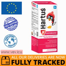 Hartuś Immunity, syrup for children over 3 years old, 120ml — Made in Poland — Free Delivery