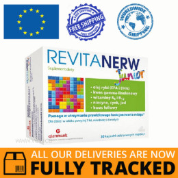 REVITANERW JUNIOR 30 CAPS - MADE IN POLAND - FREE SHIPPING 