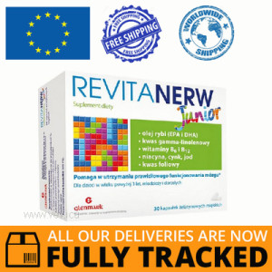 REVITANERW JUNIOR 30 CAPS - MADE IN POLAND - FREE SHIPPING 