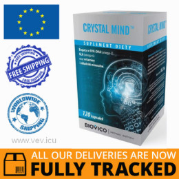 CRYSTAL MIND 120 CAPS - MADE IN POLAND - FREE SHIPPING