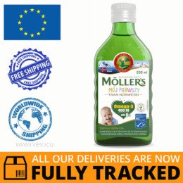 MOLLERS MY FIRST NORWEGIAN FISH OIL 250 ML - MADE IN NORWEGIA - FREE SHIPPING