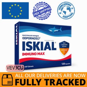 Iskial Max, for children over 6 years and adults, 120 capsules — Made in Poland — Free Delivery