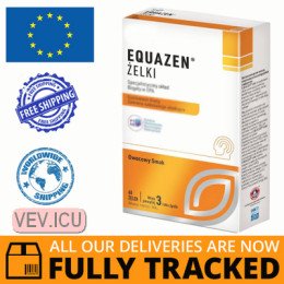 Equazen Jellies, over 3 years, fruit flavor, 60 pieces — Made in Poland — Free Delivery