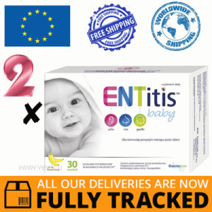 2 x ENTITIS BABY BANANA 30 SACHETS - MADE IN POLAND - FREE SHIPPING