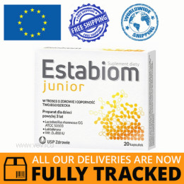 ESTABIOM JUNIOR 20 CAPS - MADE IN POLAND - FREE SHIPPING 