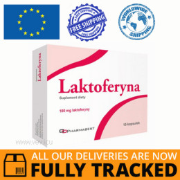 LACTOFERYNA 100MG 15 KAPS - MADE IN FRANCE - FREE SHIPPING