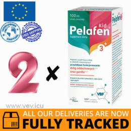 2 x PELAFEN KID 3+ SYRUP 100 ML - MADE IN POLAND - FREE SHIPPING 