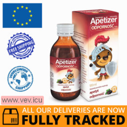 Apetizer Immunity Junior, syrup for children from 3 years, 100 ml — Made in Poland by Aflofarm — Free Delivery