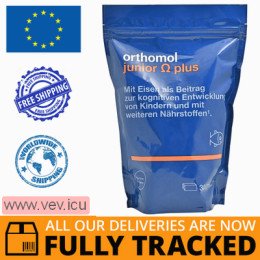Orthomol junior Omega plus, vitamin complex to increase the mental activity of toffee for a course of 30 days — Made in Germany — Free Delivery 