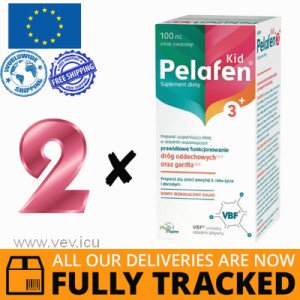 2 x PELAFEN KID 3+ SYRUP 100 ML - MADE IN POLAND - FREE SHIPPING 